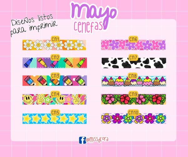 Cenefas: Mayo