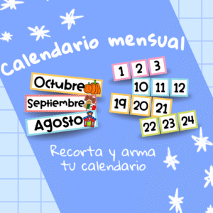 Calendario mensual | Armable