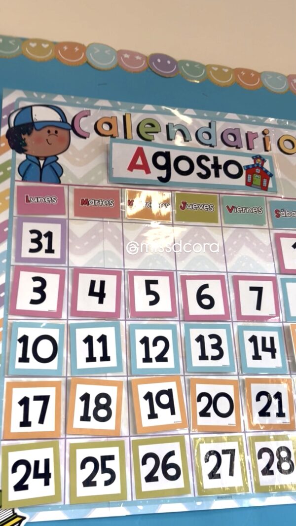 Fondo de Calendario Armable